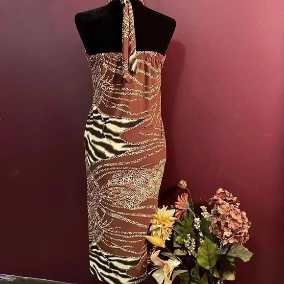 Jon & Anna NWT Women’s Large Sleeveless Animal Print Dress - Picture 3 of 8